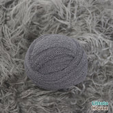 Baby Artificial Fur Layer and Knitted Stretch Wrap SR081 | NB | Grey